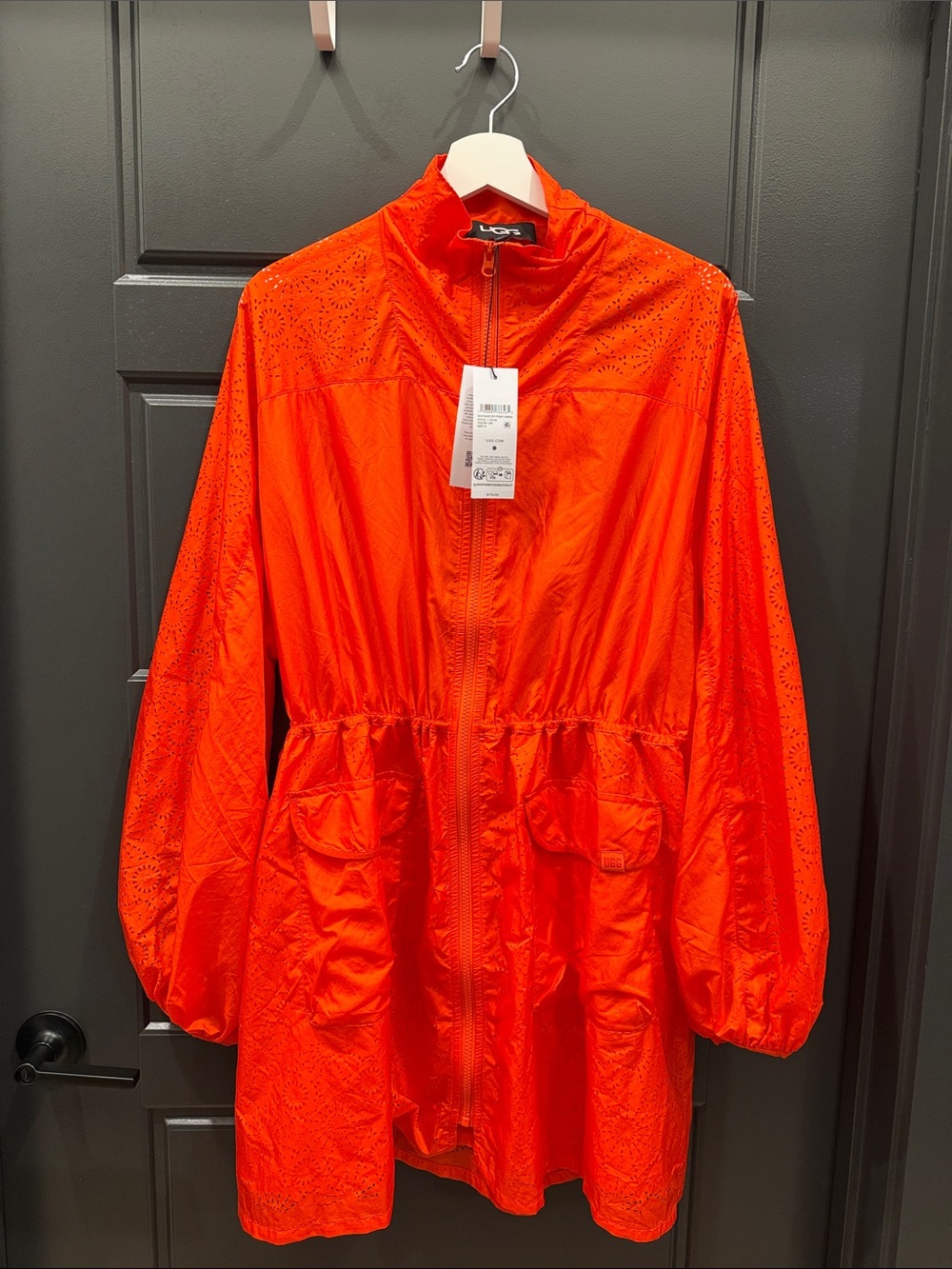 NWT Red UGG Kynlee Zip-Front dress